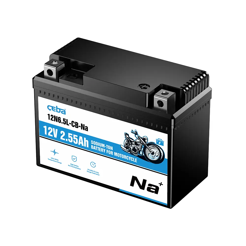 12V 2.55Ah Motorcycle Starting Sodium Battery for -40℃ Ultra-low Temperature Environment Sodium Battery Pack