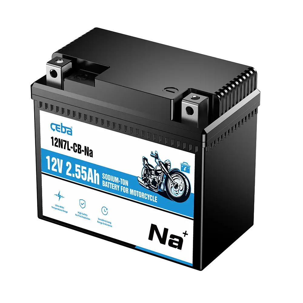 New Arrival 12V 2.55Ah Na Ion Battery 12V Sodium Ion Battery Pack Electric Motorcycle Boat Forklift Battery -40℃ Discharge