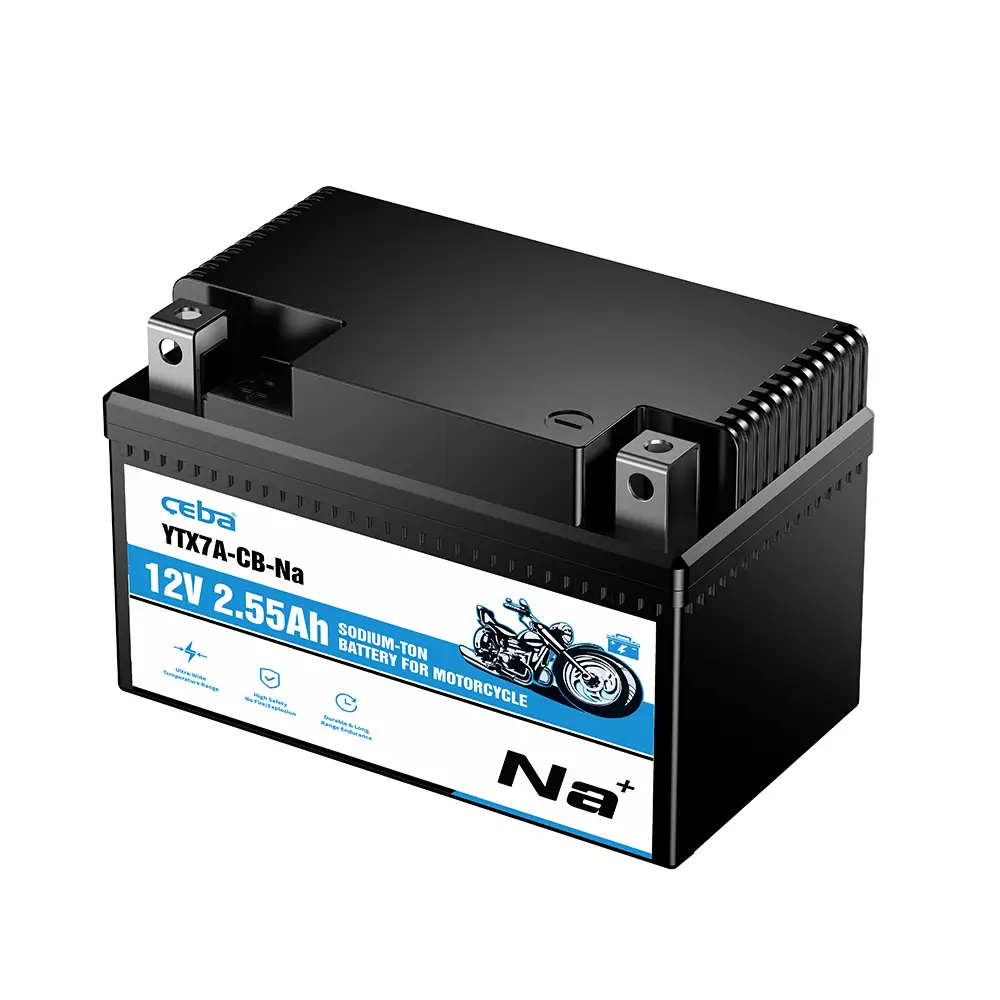 12V 2.55Ah Electricity Motorcycle Starts Battery Power Electric Motorcycle Start Booster Start Power Sodium-Ion Battery