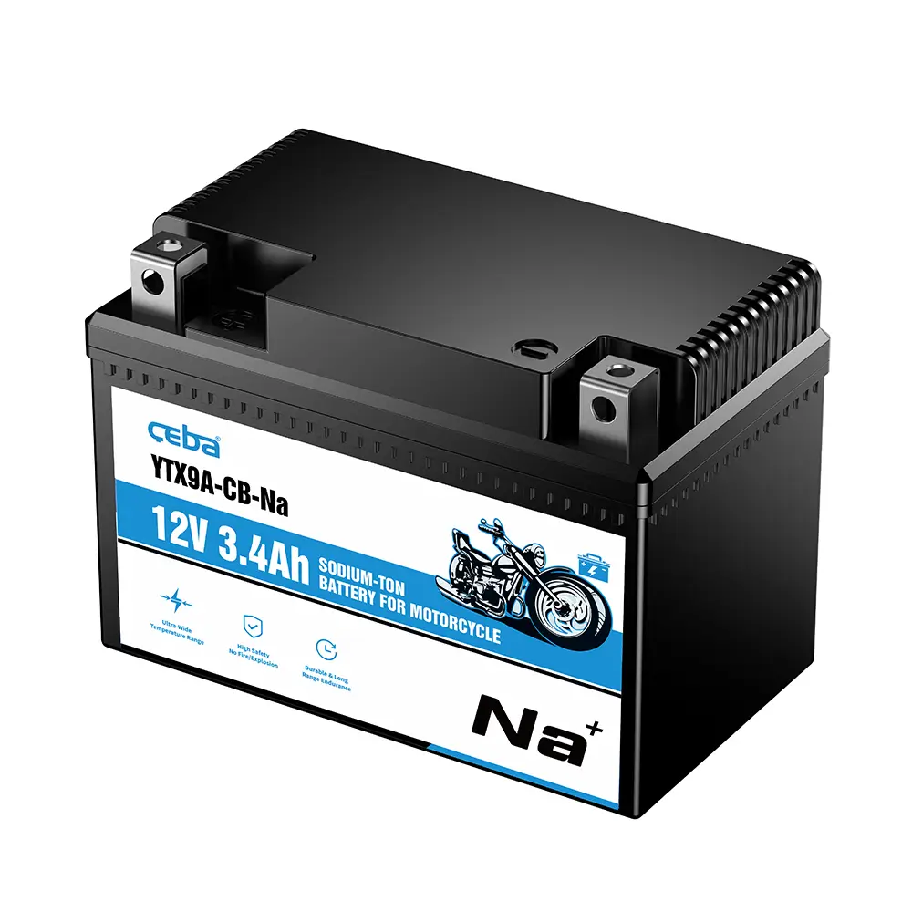 Meddore Wholesale Lead Acid Replacement 12v Motorcycle Starting Battery 12v 3.4Ah 215CCA Sodium Ion Battery for Motorcycle