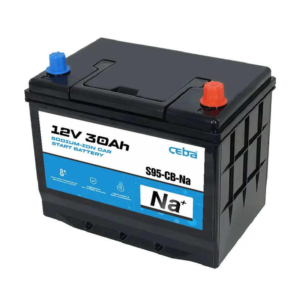 12V Sodium Ion Battery 12 Volt 30ah NA Ion Battery for Car Truck Engineering Vehicles Marine Starting